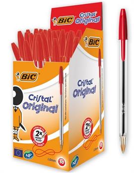 PENNA BIC CRISTAL ROSSO 50PZ  8373619