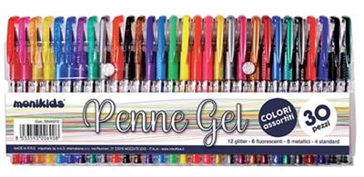 PENNA GEL 30PZ MULTICOLOR  20NIK070