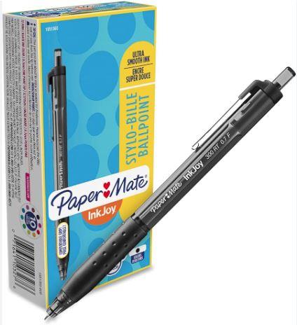 PENNA PAPERMATE A SCATTO INKJOY GEL 300RT NERA 1MM S0959910