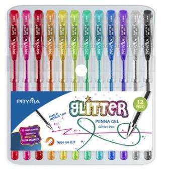 PENNA GEL GLITTER 12PZ HC01105
