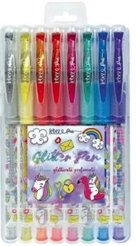 PENNE LEBEZ GEL GLITTERATE PROFUMATE 8PZ 61956