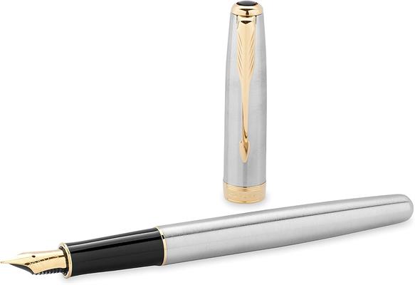 PENNA STILO PARKER SONNET ACCIAIO ORO   S0809110