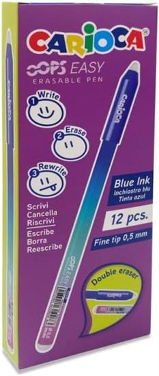 PENNA CARIOCA OOPS EASY CANCELLABILE BLU    43500/02