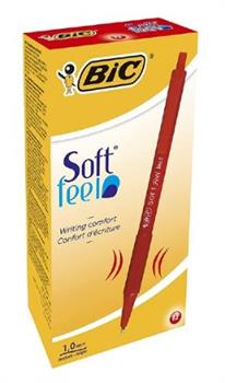PENNA BIC SOFTFEEL ROSSO 837399   839543
