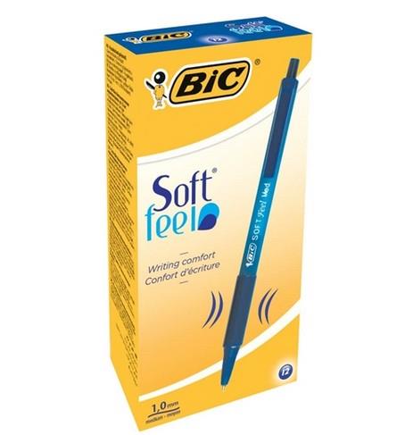 PENNA BIC SOFT FEEL BLU' 1,0MM      837398 839541 12PZ.