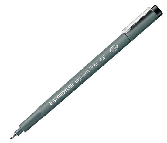 PENNARELLI STAEDTLER PIGMENT LINER NERO 0.6MM 30806-9