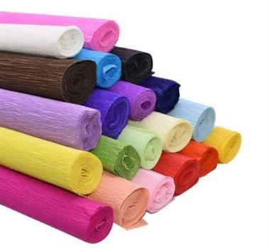 CARTA CRESPA IN ROTOLO FUCSIA 180GR  0572