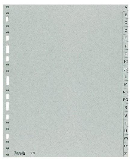 DIVISORI ALBABETICI PER RACC. 22X30 400006691 ART.07625003