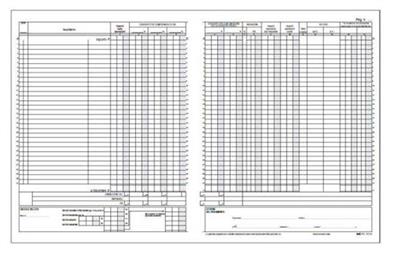 REGISTRO IVA CORRISPETTIVI 15FF 31X24,5  0605