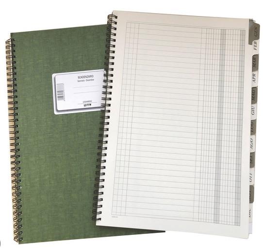 SCADENZARIO CON RUBRICA A5 1405