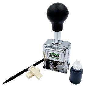 TIMBRO NUMERATORE AUTOMATICO A 6 CIFRE 5MM LEBEZ 206L