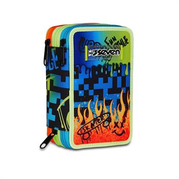ASTUCCIO 3 ZIP SCRIBBLED FAME       300102550-535