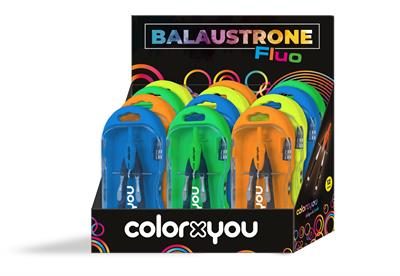 BALAUSTRONE FISSO CXU BLACK FLUO          11126