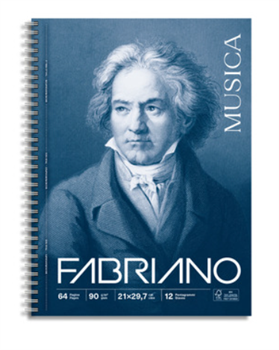 MAXI MUSICA SPIRALATO FABRIANO A4 64FF       19100756