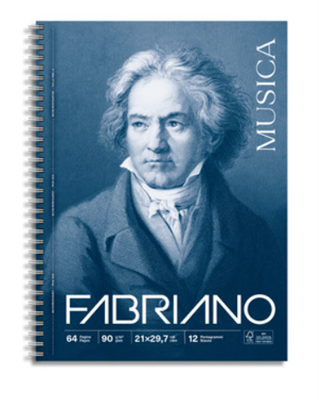 MAXI MUSICA SPIRALATO FABRIANO A4 64FF       19100756