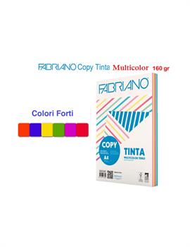 CARTA FOTOCOPIE A4 160GR COLORI FORTI 100FF  62416021