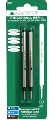 RICARICHE NERE PER PENNA ROLLER MONTBLANC M222BK