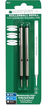 RICARICHE NERE PER PENNA ROLLER MONTBLANC M222BK