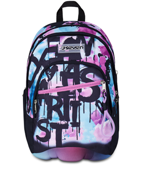 ZAINO ROUND DUAL GRAFFITI GIRL      200102550-367