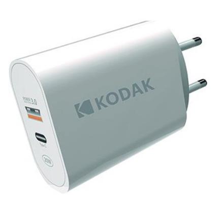 PRESA RICARICA DUAL USB-C E USB-A 5V2.4A 12W  KM7358