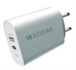 PRESA RICARICA DUAL USB-C E USB-A 5V2.4A 12W  KM7358