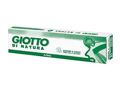 GIOTTO 12 PASTELLI DI NATURA GIALLO SCURO 240304