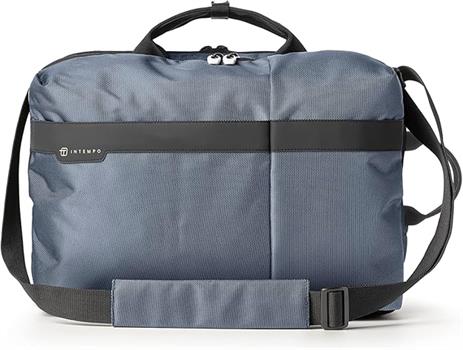 BORSA BI-BAG JOB IN TESSUTO BLU  9235JBL32