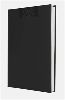 AGENDA INTEMPO DELTA NERO 15X21 2026   7136DE34