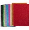 FOGLI GOMMA EVA 40X60 BLU' GLITTER 10F NIKOFFICE 23NIK159