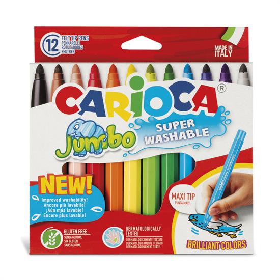 PENNARELLI CARIOCA JUMBO DA 12 PUNTA MAXI     40569