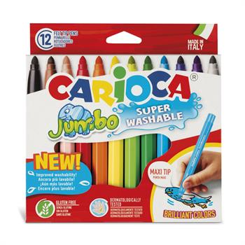 PENNARELLI CARIOCA JUMBO DA 12 PUNTA MAXI     40569