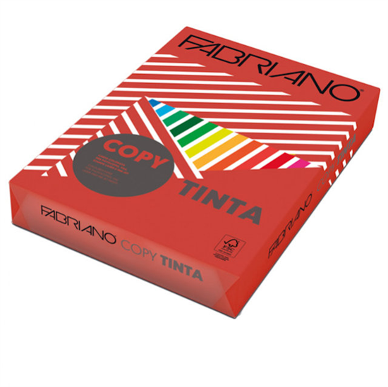 CARTA FOTOCOPIE FABRIANO A4 200GR.ROSSO    79021297