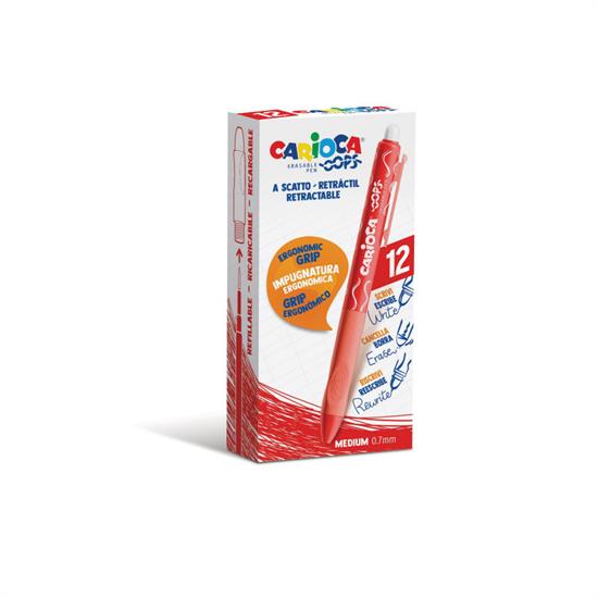 PENNA CANCELLABILE A SCATTO CARIOCA OOPS ROSSA  43043/03
