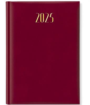 AGENDA TOP QUALITY SETTIMANALE 2025 17X24CM ROSSA 9131XMT08 4715