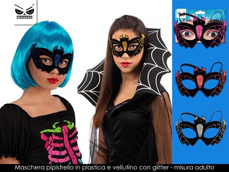 MASCERA PIPISTRELLO GLITTER HALLOWEEN  HT1091