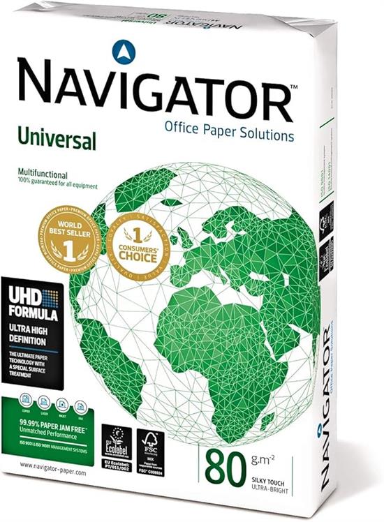 CARTA FOTOCOPIE A4 NAVIGATOR 80GR.