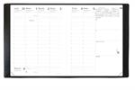 AGENDA SETT. QUO VADIS RIGIRO 13MESI 9X12CM  NERO 03099Q