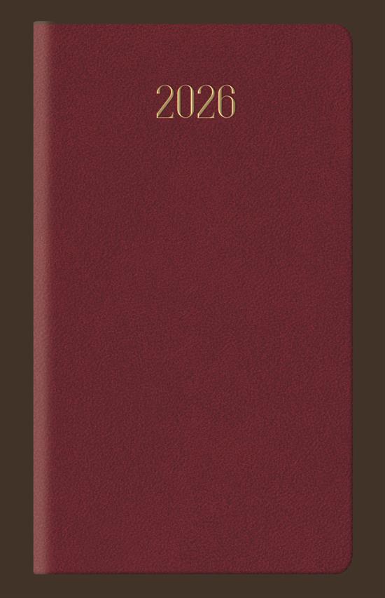 AGENDA TOP QUALITY TASCABILE VERTICALE 8X14CM ROSSA 9261XMT08 4720
