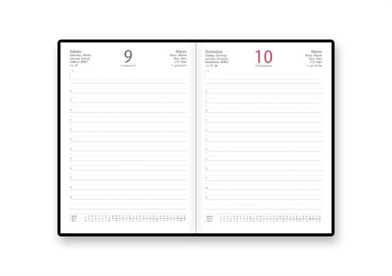 RICAMBIO INTERNO AGENDA GIORNO INTEMPO 17X24CM 7041XC