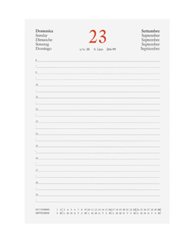 RICAMBIO INTERNO AGENDA INTEMPO 17X24CM 7041XO33