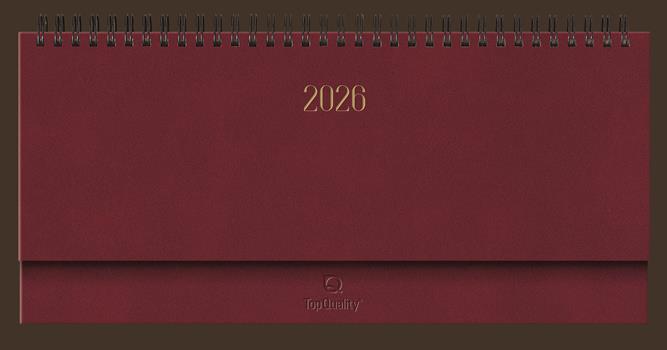 PLANNING SETTIMANALE ROSSO TOPQUALITY 29X12  4716
