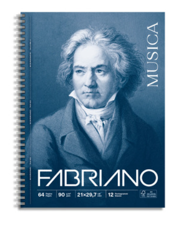 MAXI MUSICA SPIRALATO FABRIANO A4 64FF       19100756