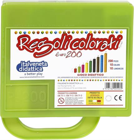 REGOLI IN VALIGETTA ITALVENETA DIDATTICA 200PZ.   0506 2601
