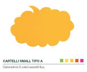 SEGNAPREZZI A NUVOLA FLUO 10,5X7CM ASS. 41NIK057