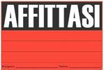 CARTELLO AFFITTASI 32X23CM 315/1