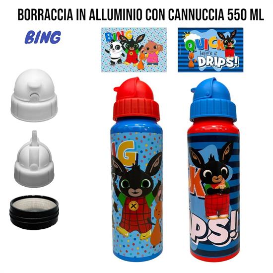 BORRACCIA ALLUMINIO 550ML BING           09515