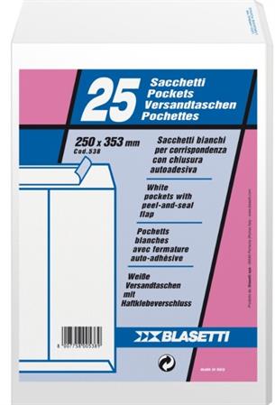 BUSTE SACCO STRIP 25X35,3 80GR 25PZ 538 1408 AQ538TOP