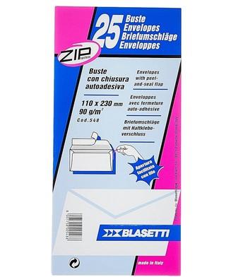 BUSTA STRIP 11X23 BIANCA 25PZ TOPQUALITY 548 1414 AQ548TOP