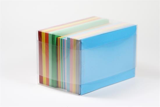 BIGLIETTI E BUSTE COLOR 100PZ 90X140MM  4002