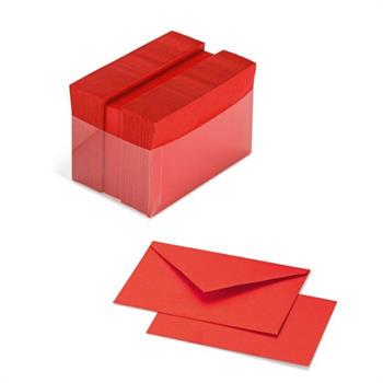 BIGLIETTI E BUSTE FT.9 ROSSO        E30005/BL